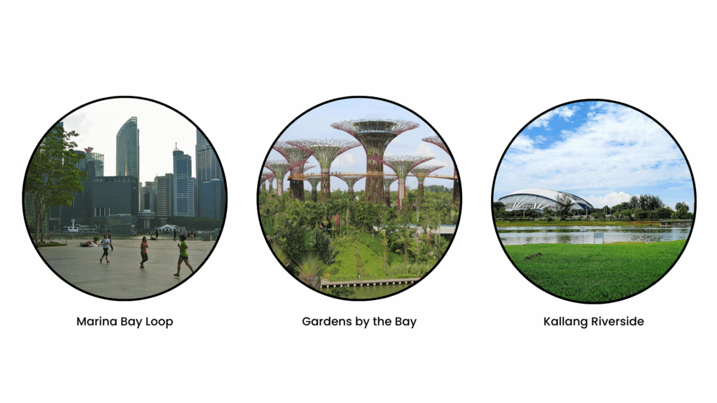 running in Singapore’s CBD or Marina Bay