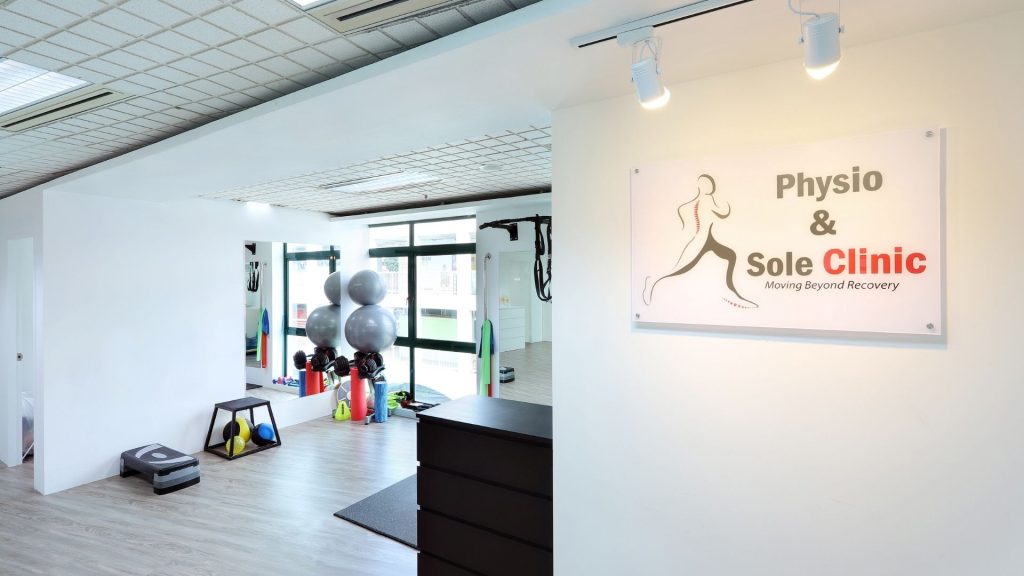 Physiotherapy clinic in Singapore with accessible rehabilitation space and equipment for patient treatment