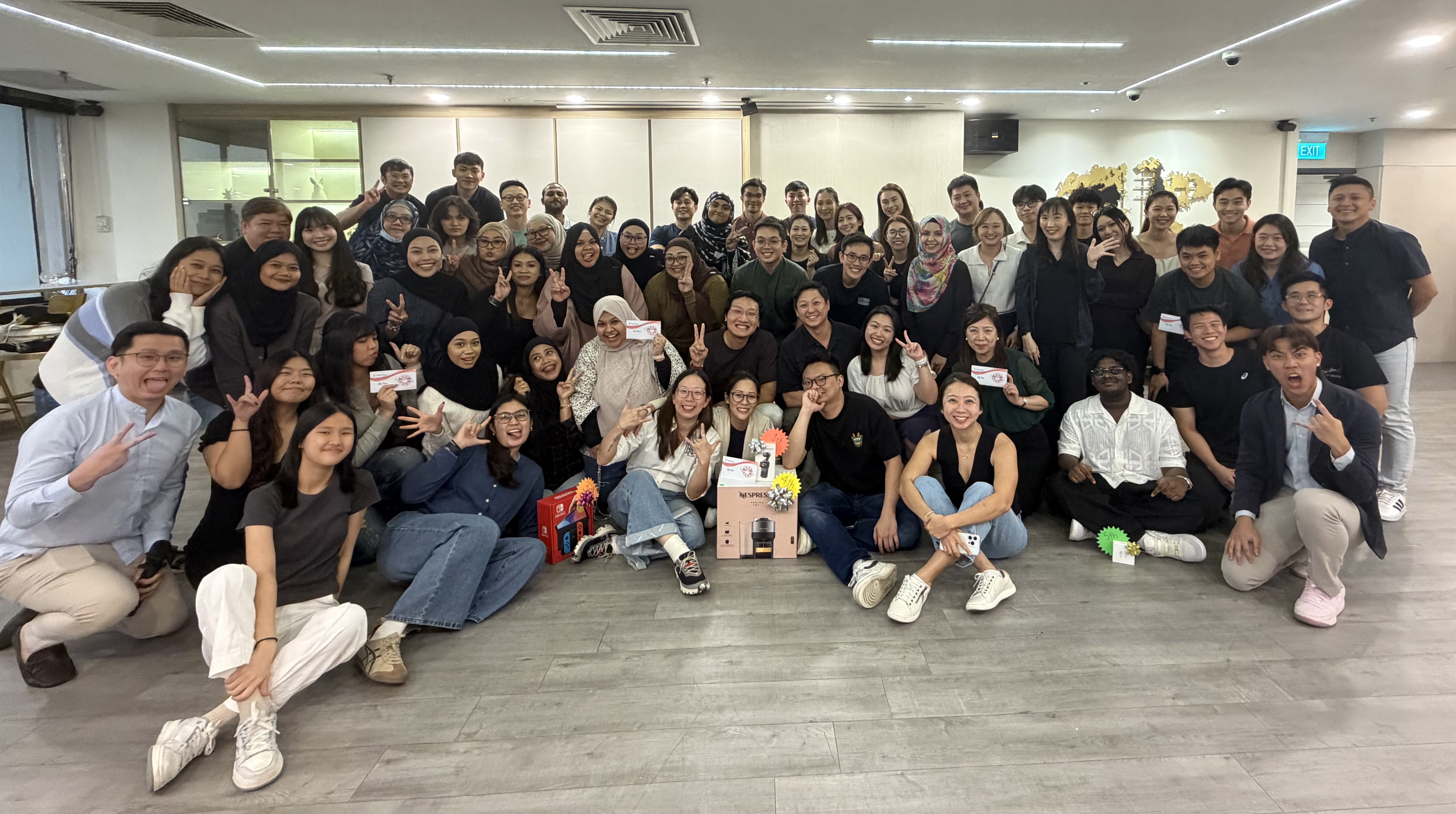 Physio & Sole Clinic colleagues gathered for a team celebration