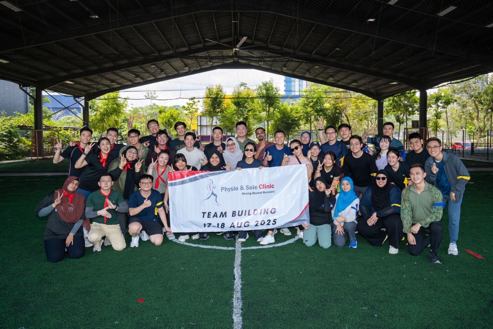 Physio & Sole Clinic team at the 2025 team-building day