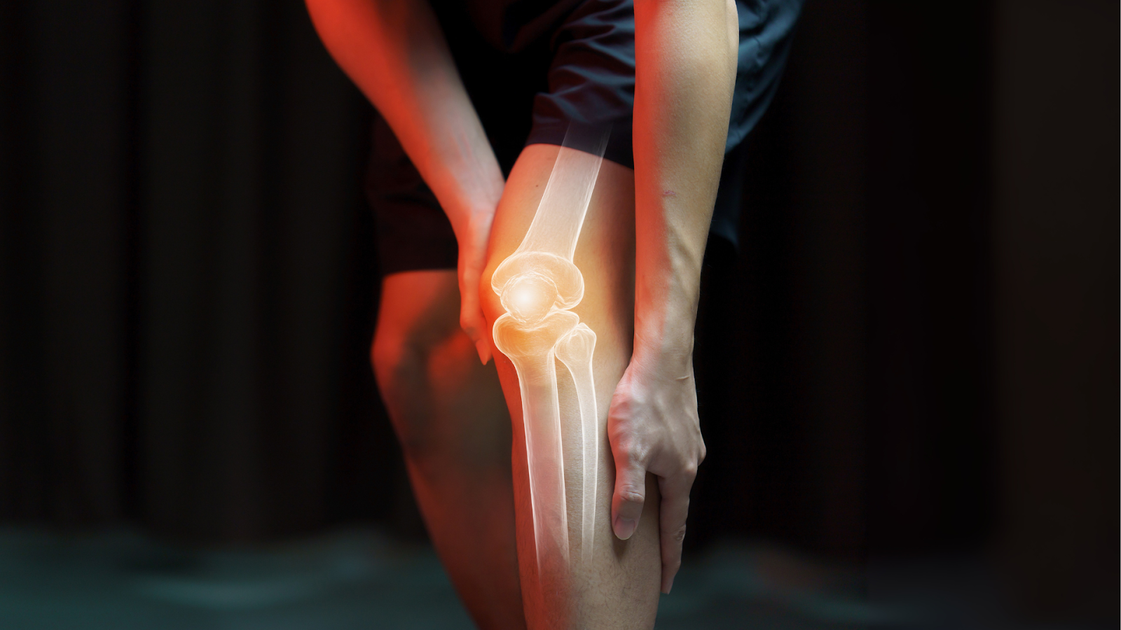Visual of internal knee anatomy showing patellofemoral pain syndrome inflammation