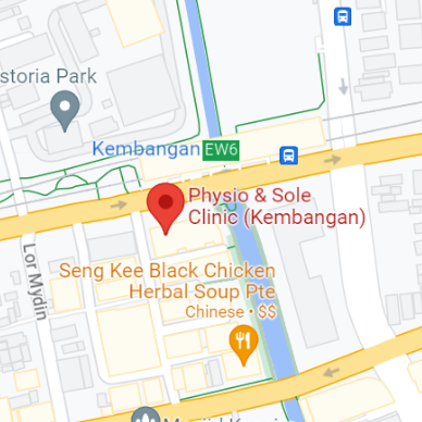 map of physio and sole clinic (Kembangan)