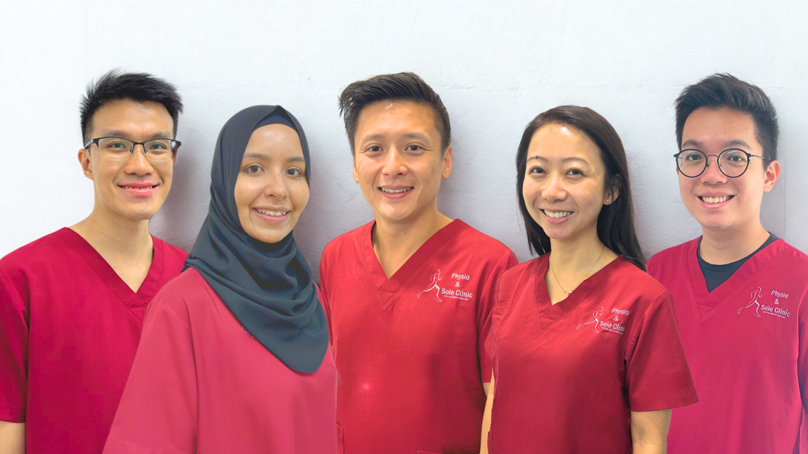 Multidisciplinary team of physiotherapists and podiatrists providing co-managed care at Physio & Sole Clinic