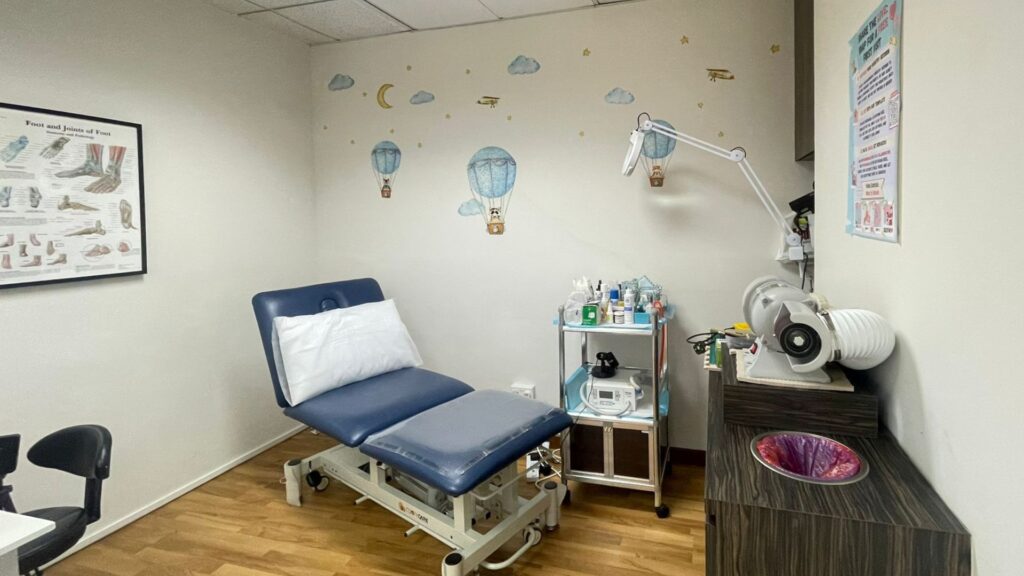Family-friendly treatment setting at Physio & Sole Clinic East Gate @ Katong/Women and children Centre, offering women’s and paediatric physiotherapy and podiatry care..