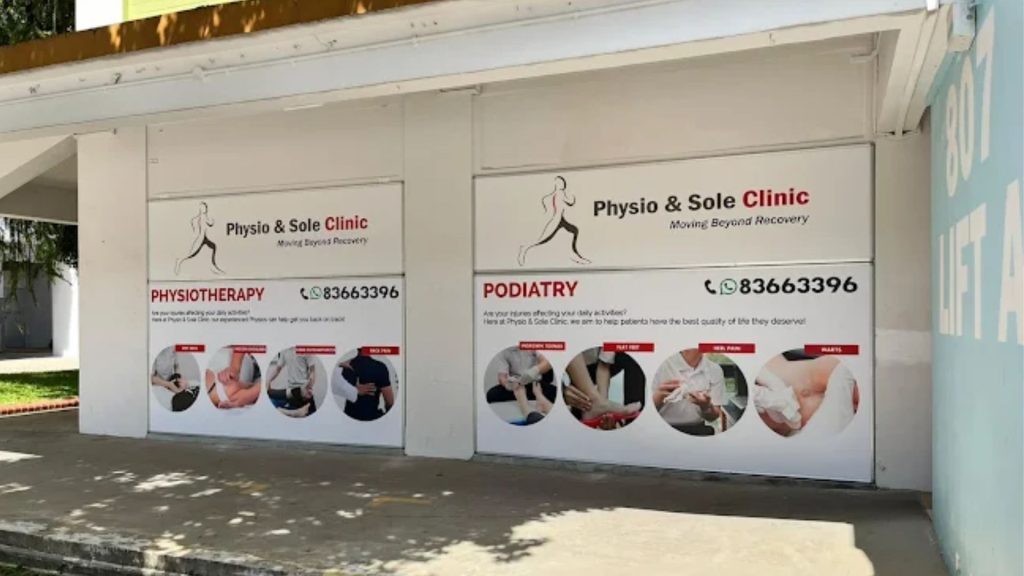 Physio & Sole Clinic podiatry services in Yishun for heel pain, ingrown toenails and foot care
