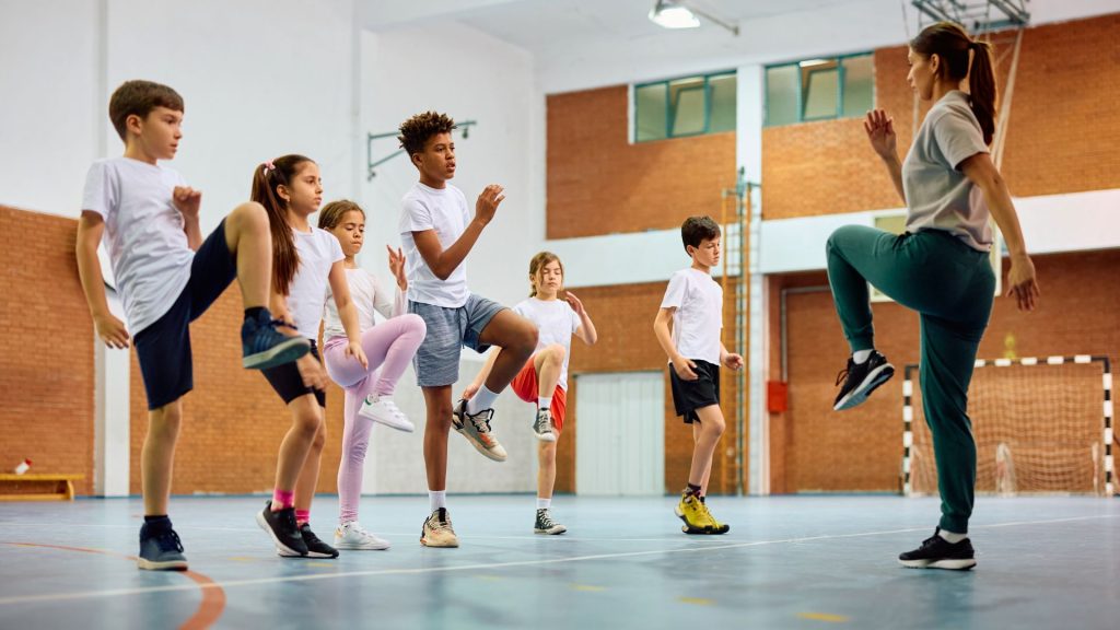 Singapore school children during PE class in humid environment increasing risk of nail fungus