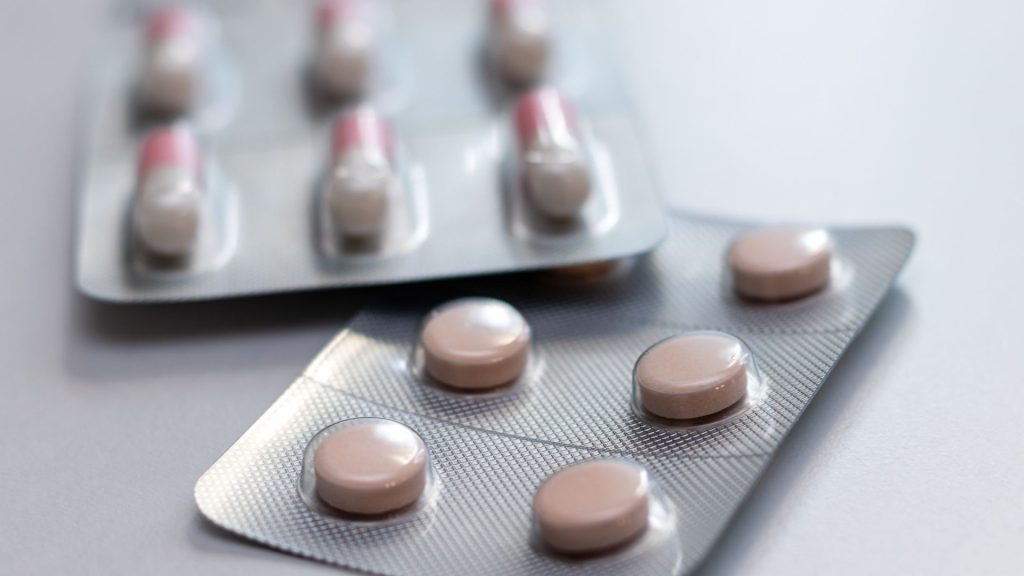 Oral antifungal tablets prescribed for severe fungal nail infection treatment