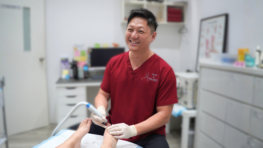 podiatry clinic Singapore providing professional foot care treatment for nail and skin conditions